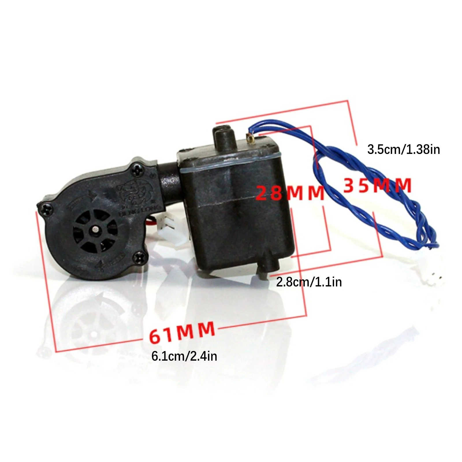 Para henglong 3918 rc tanque peças gerador de fumaça simulação escape gerador de fumaça plástico metal rc reboque acessórios atualização