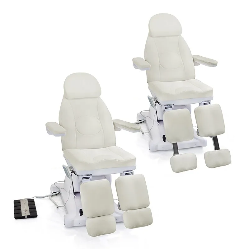 

Electric foot and leg care chair Podiatric care bed Rotatable seat
