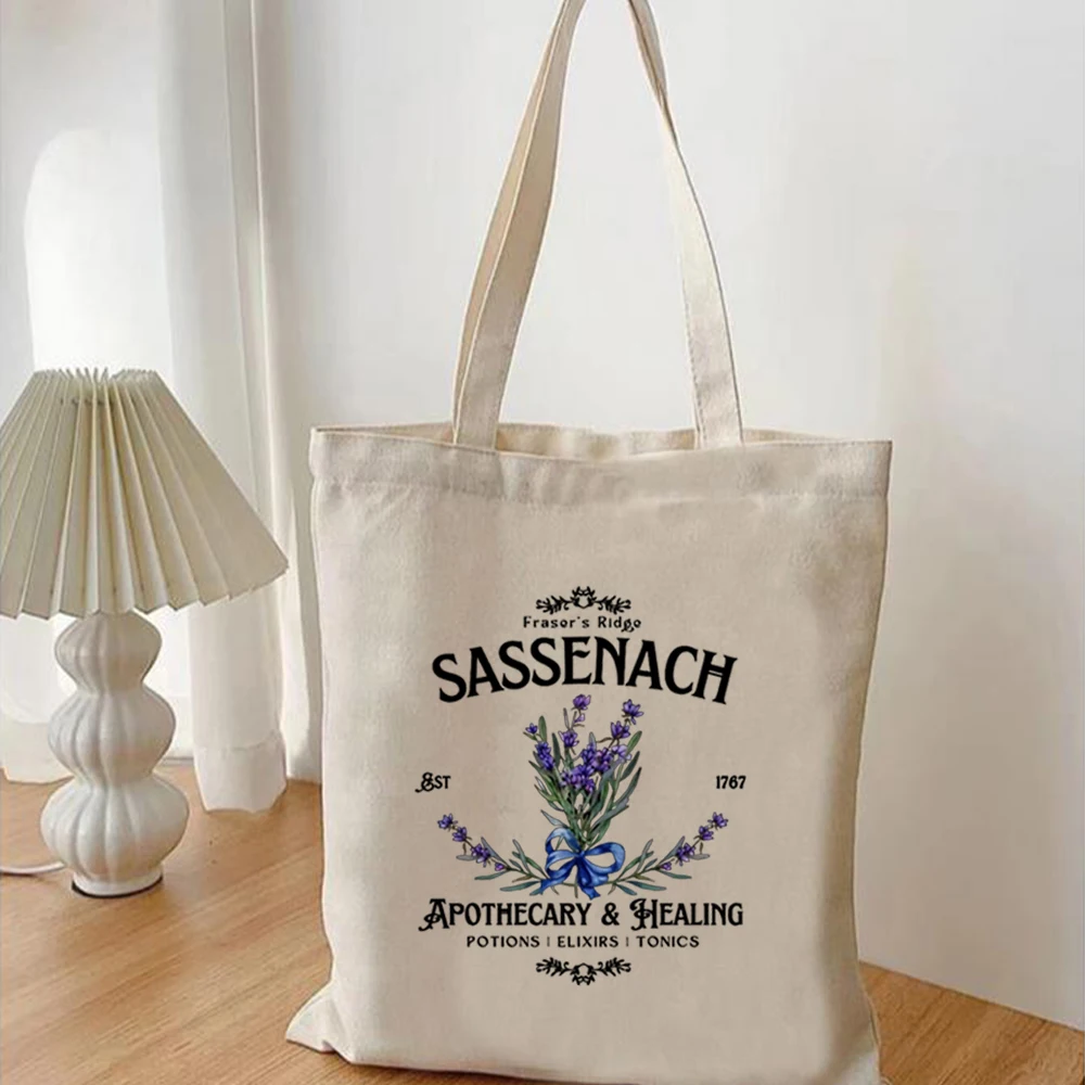 Sassenach tote bag Claire Fraser Outlander Book Series shoulder bag Jamie Fraser Fraser Ridge Clan Sassenach Fan Gift Outlander