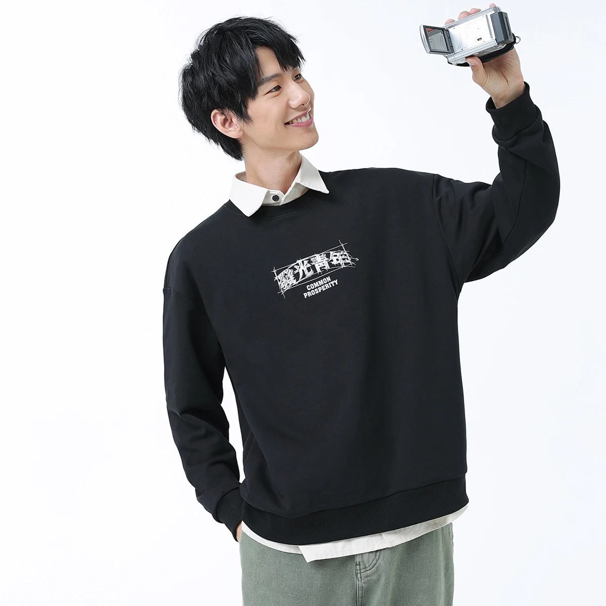 Xtep Unisex Pullover Sweater For Men And Women 2022 Autumn Comfortable Sweatshirt Breathable Everyday Outdoor Tops 878327920261