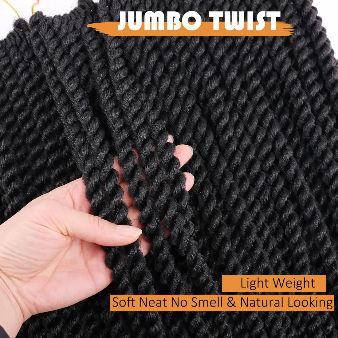하바나 트위스트 크로셰 브레이드 10/14/18인치 점보 세네갈 트위스트 크로셰 헤어 프로 루프드 브레이딩 합성 헤어 익스텐션