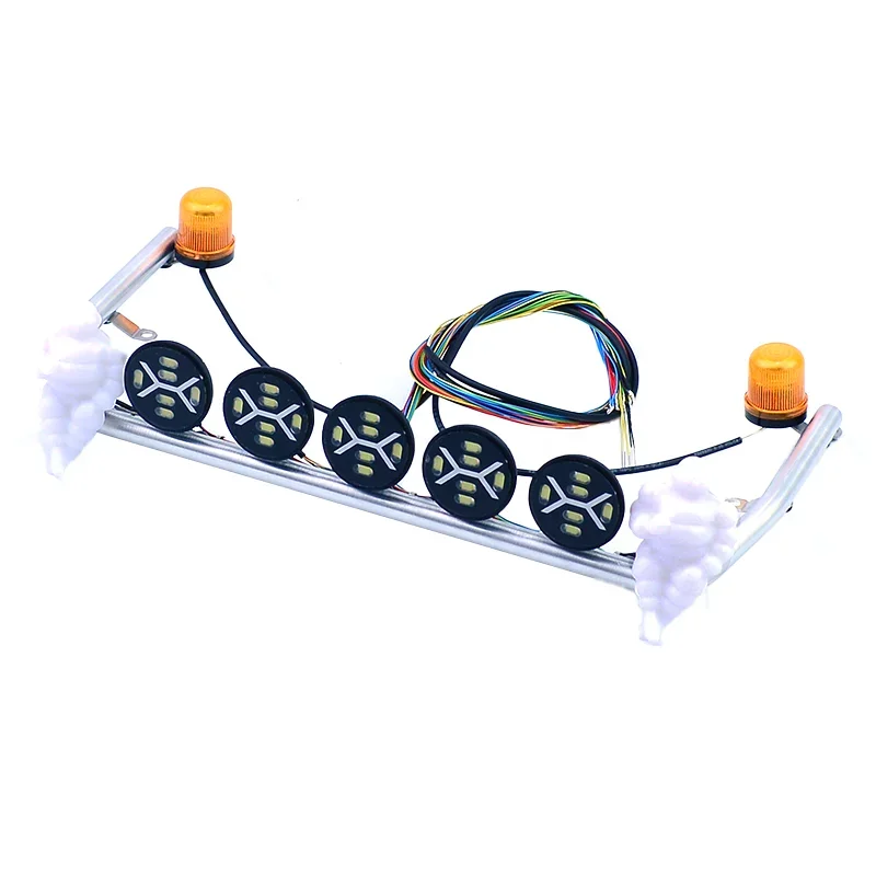 1:14 scala LED simulazione luci del tetto lampada rotante per Tamiya RC camion SCANIA 770S R620 Volvo FH16 BENZ Actros MAN TGX auto