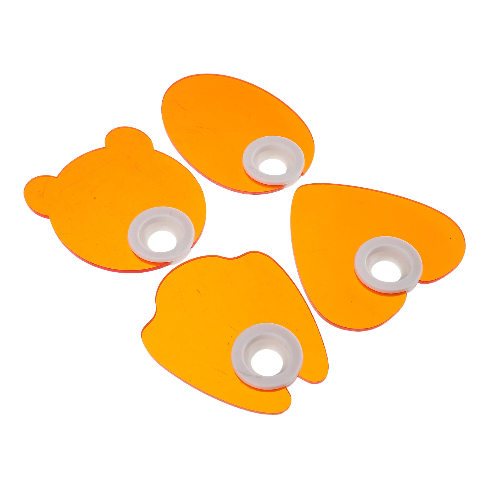 4Pcs Nail Lamp Shield Acrylic Light Blocking Tool Ergonomic Curing Light Plate for Professional Nail Art Manicure Accessories