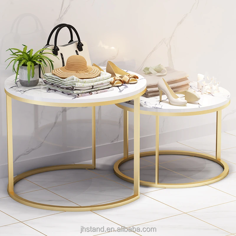 Customized. Wedding Shop Display Table Showroom Decor Luxury Store Furniture Clothing Store Display Table Handbag Shoes Display