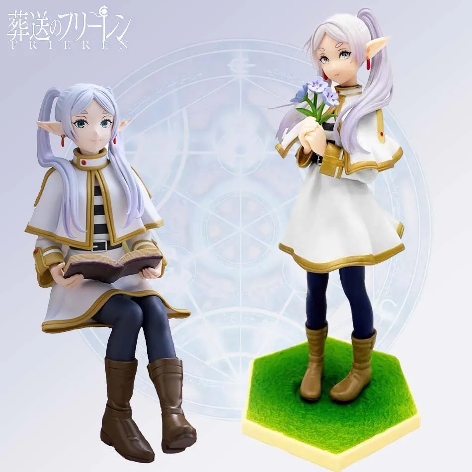 Frieren: Beyond Journey's End Anime-Figur Sitzende Fern Actionfigur Frieren Noodle Stopper PVC-Modell Statue Sammlung