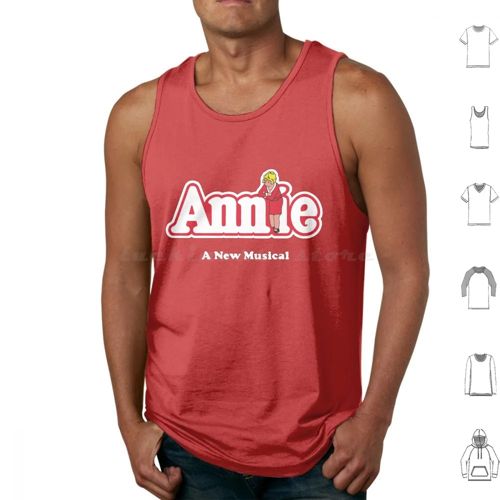 Annie New York Vintage Girl Tank Tops Vest Sleeveless Annie Nyc New York Little Orphan Skyline Distressed Rent Regrets Saigon