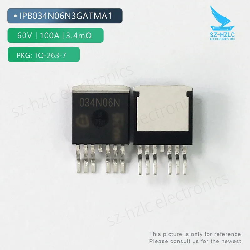 IPB034N06N3GATMA1 60V 100A 034N06N Nmos  TO-263-7