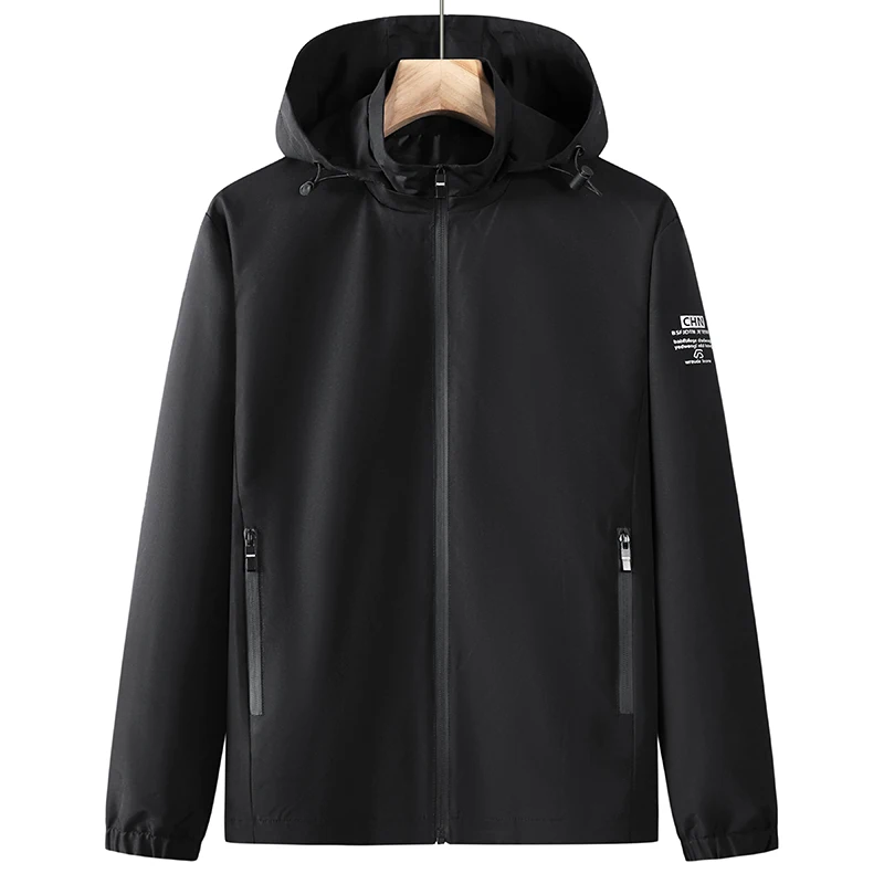 

Spring And Autumn Jacket Men's Outdoor Casual Jacket Men's New Detachable Hood Loose Sport Youth Windproof Fashion Men's Coat