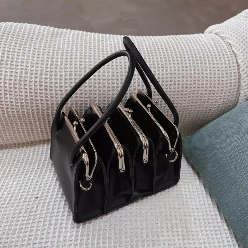 

New Trend Women High Quality Multilayered Shell Clips Handbags Original Brands Designer Crossbody Bag Luxury Designer Shoulder