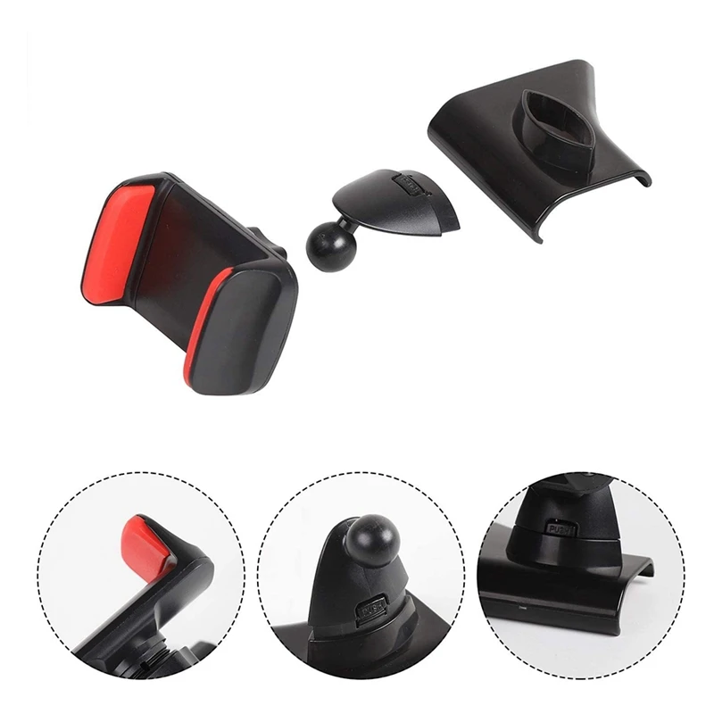 Phone Holder Cellphone Mount For 2018 2019 2020 2021 Jeep Wrangler JL Gladiator JT Interior Accessories