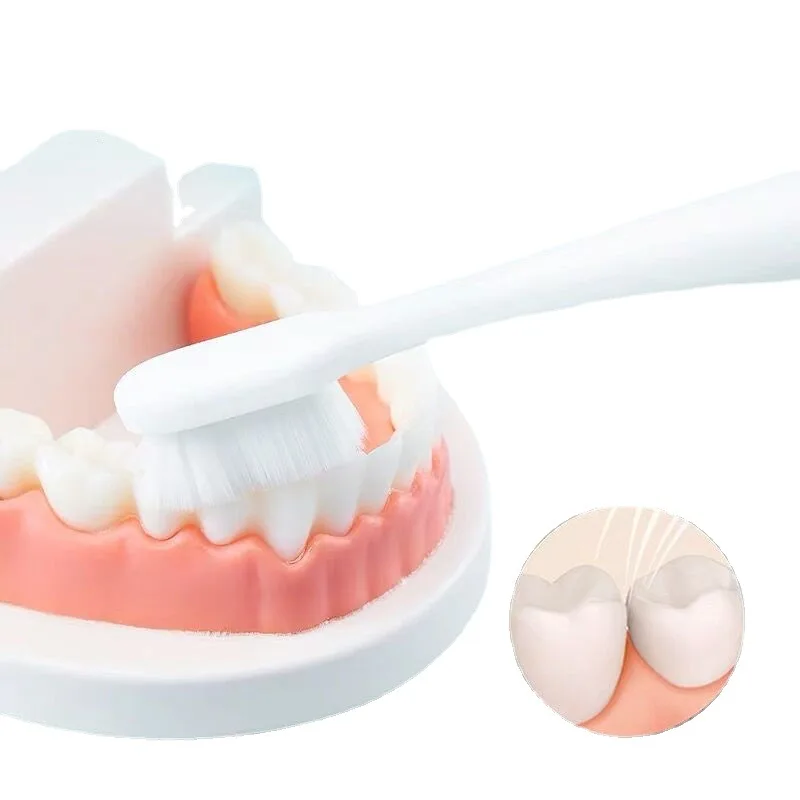 초미세 부드러운 환경 칫솔, 딥 클리닝 부드러운 칫솔, 성인 및 어린이 구강 관리용 수동 칫솔