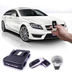 For Mercedes Benz E Class W212 W211 Add Push Start Stop Engine Remote Starter System Keyless Entry with New Key Car Accessories