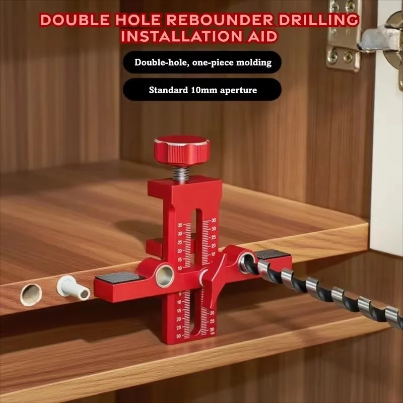 3 in 1 Cabinet Door Installation Positioner with Support Arm & Clamp, Mounting Jig Door Panel Installation Rebounding Device