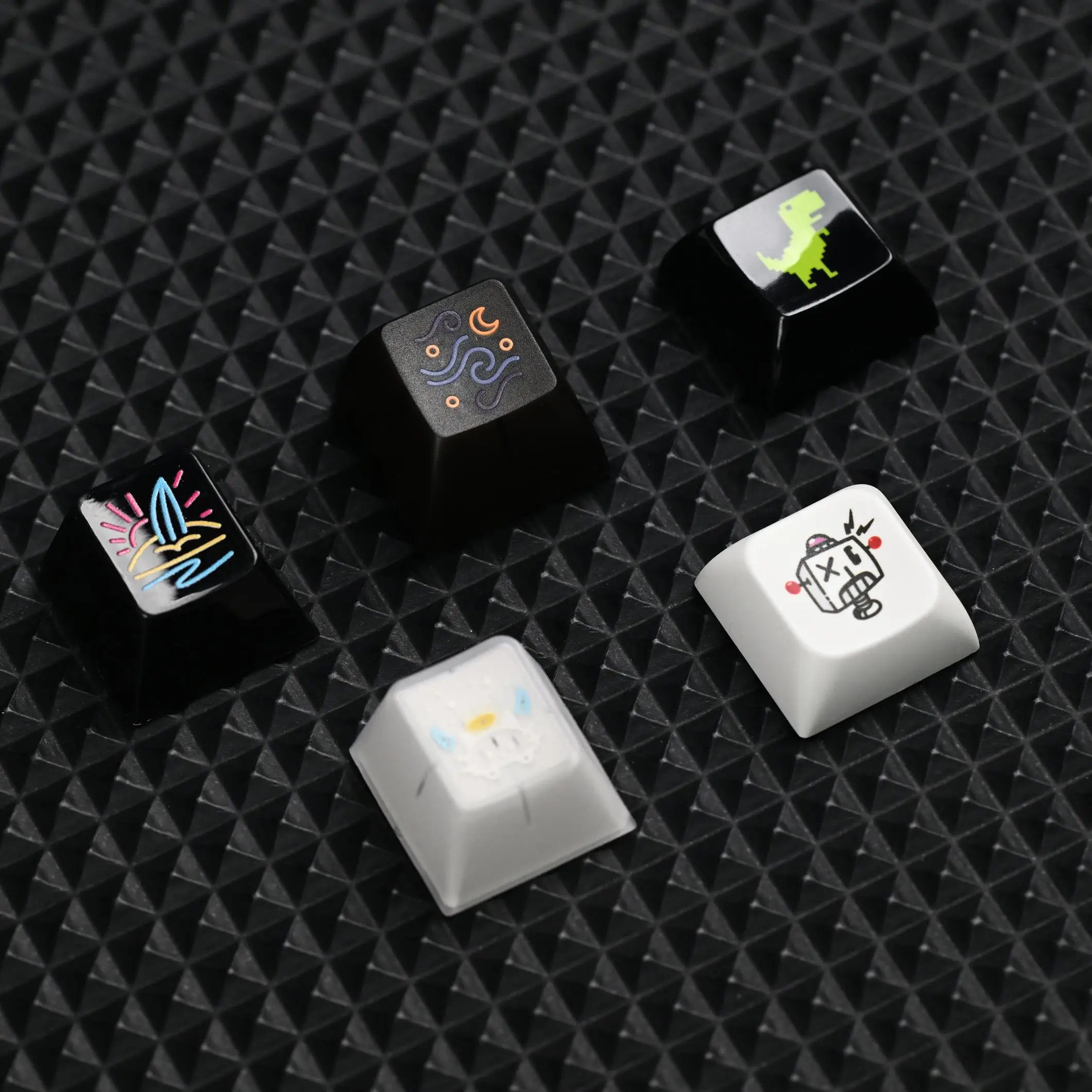 

Keycaps for mechanical keyboard Personalized keycap set Multi-material and multi-craft keycap keys