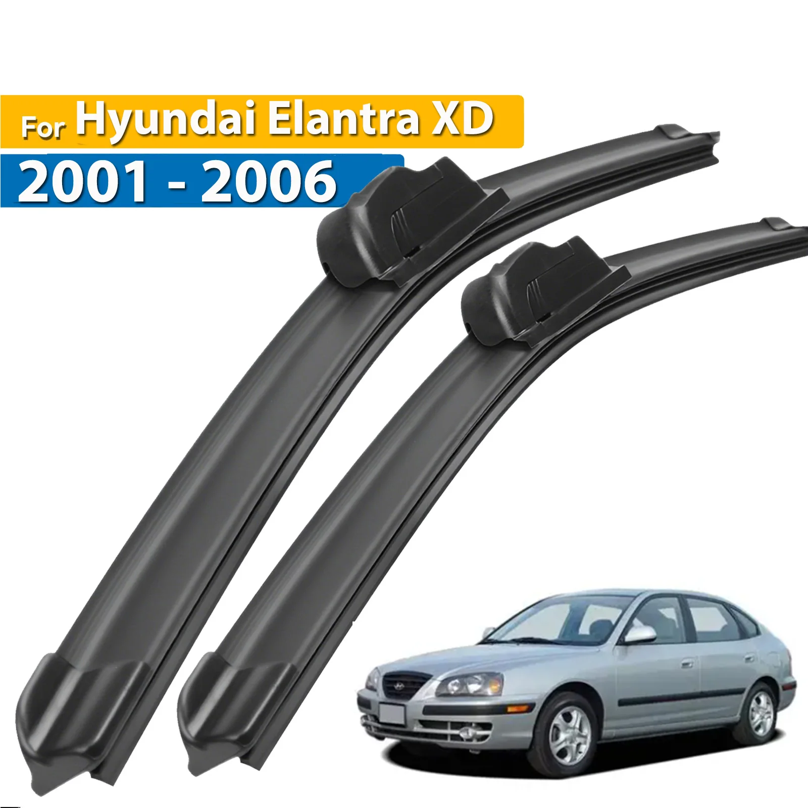 

Erick's Wiper LHD Front Wiper Blades For Hyundai Elantra XD 2001 - 2006 Windshield Windscreen Window Car Rain Brushes 20"+18"