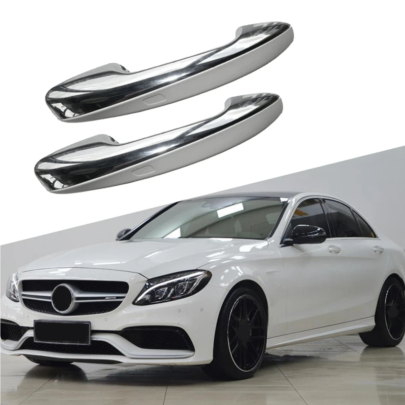 

1Pair Front Left+Right Exterior Door Handle Inductive Smart Replacement For Mercedes-Benz W205 W222 W217 A0997604701 A0997605601