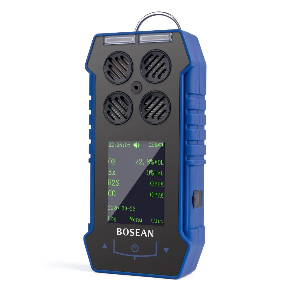 Bossean-Detector Portátil De Gás De Dióxido De Carbono, 4in 1 Medidor De Gás, Detector De CO2