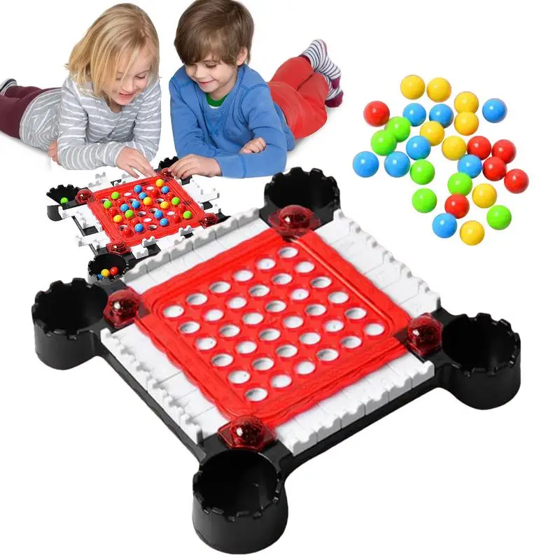 

Classic Family Board Game Beads Match Toys Fun Educational Toy For Kids Children Entertainment Game Funny Interactive Color Game