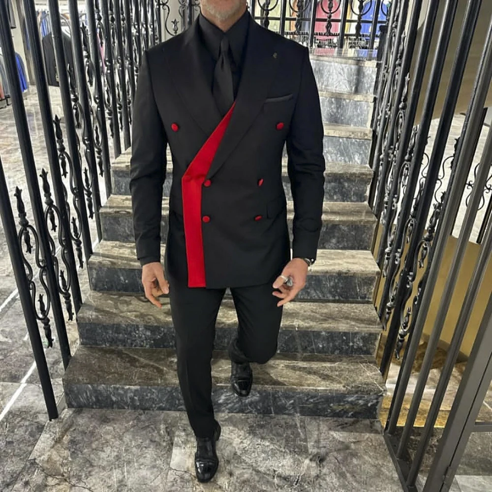 

SILIWEYA Customzied Luxury Men's Suits 2 Piece Jacket Pants Outfits Formal Regular Length Slim Fit Wedding Male Clothing 2025