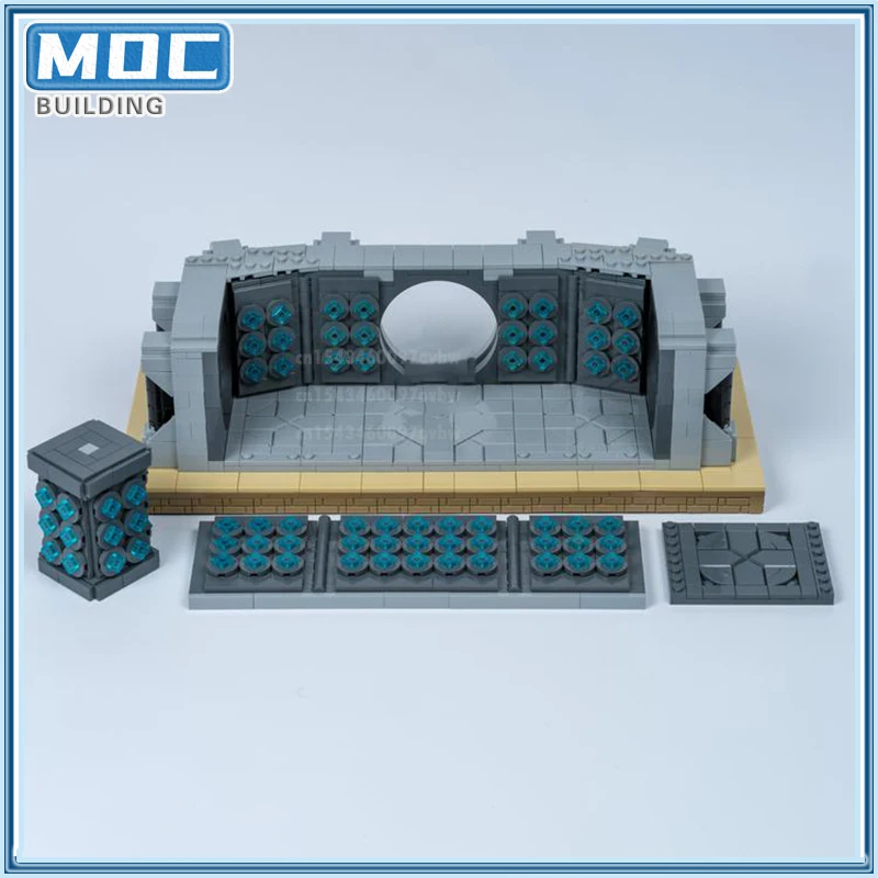 

MOC Строительные блоки Татуировка Торговый магазин Гараж Модель с видом на улицу DIY Сборочные кирпичи Модульная строительная игрушка Праздничные подарки