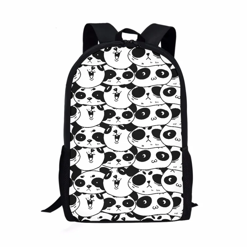 Tas sekolah anak laki-laki perempuan, tas punggung kartun lucu motif Panda, tas sekolah pelajar kasual harian, tas buku anak-anak, tas ransel bepergian, tas Laptop remaja