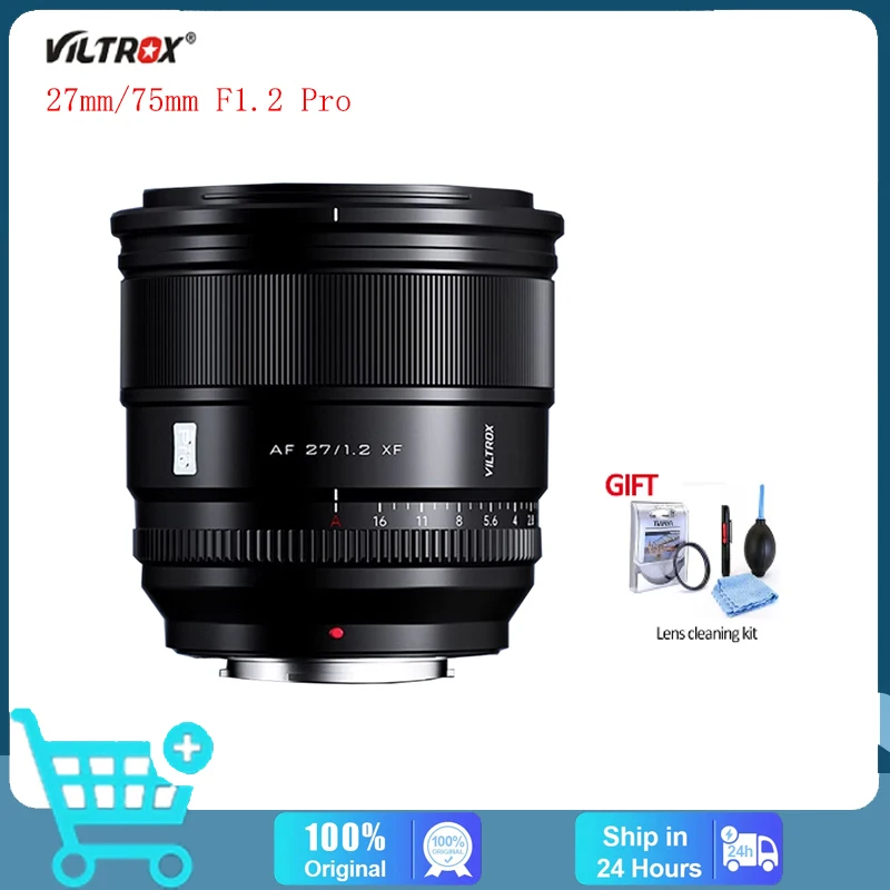 

VILTROX 27mm F1.2 Pro For Fuji XF Camera Lens Ultra Large Aperture APS-C Prime Lens Designed For FUJIFILM X Mount Cameras X-T5