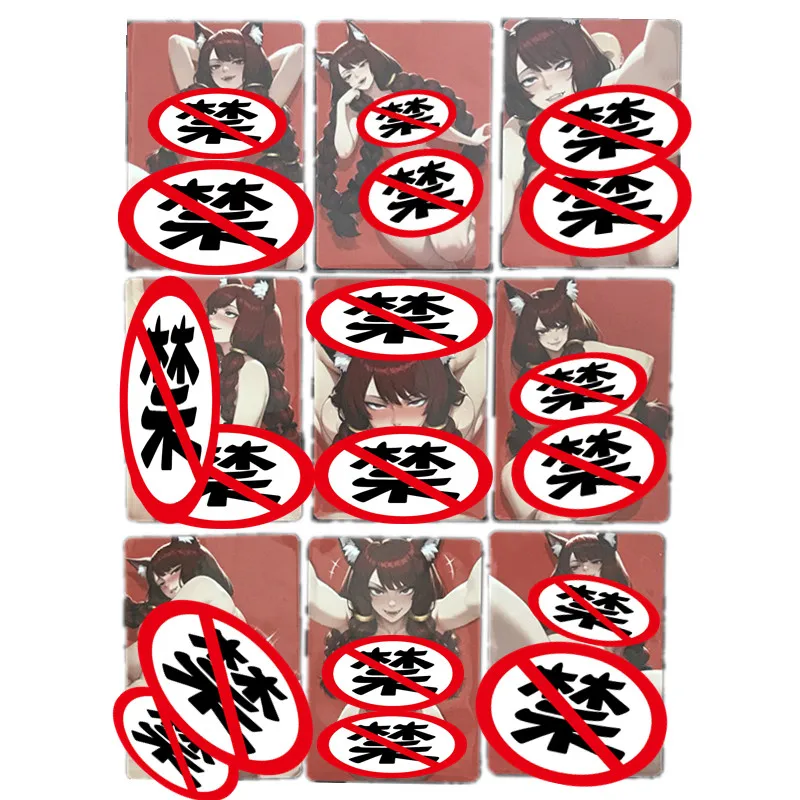 9 قطعة/المجموعة الجنية الذيل مثير بطاقة إيلين Belserion أنيمي ACG بطاقة عارية الكبار Comic18 + لعبة جمع بطاقة لعبة هدية #2