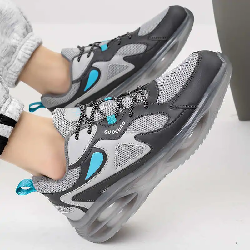 

Осенне-весенняя противоскользящая официальная обувь для мужчин. Дизайнерские кроссовки. Мужские коричневые модельные туфли. Спортивные новые новости для быстрой фитнеса.