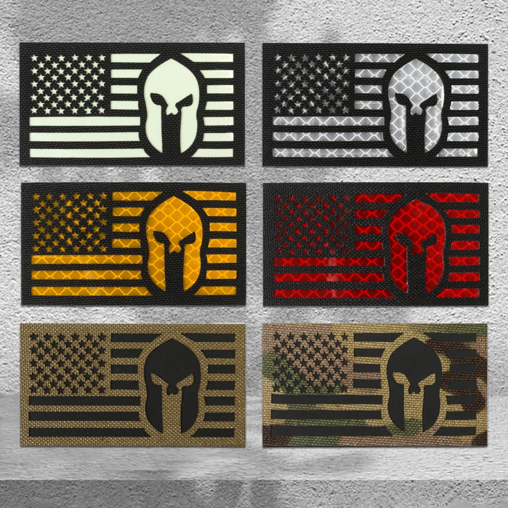 Autocollant laser réfléchissant rayé et lumineux avec design créatif personnalisé gravé, patch badge avec fixation auto-agrippante au dos, adapté aux sacs, sacs à dos, gilets et patchs brodés pour vêtements.