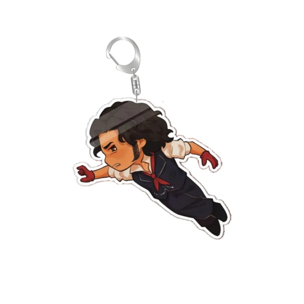 ل فرانكنشتاين 2025 شخصية سلسلة مفاتيح مصنوعة من الأكريليك كلير فيكتور فرانكنشتاين زينة زخرفية قلادة هدية عيد #2