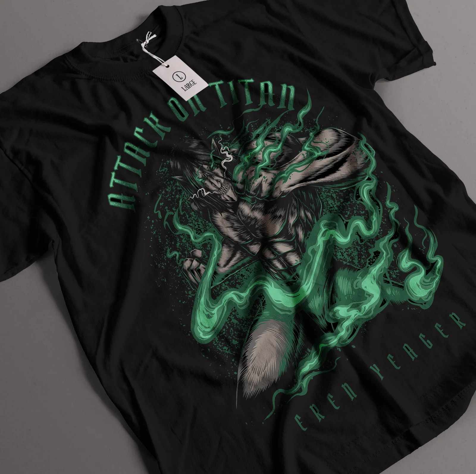 Attack on Titan Eren Final Shingeki No Kyojin Anime AOT Tshirt T-Shirt Tee Sizes
