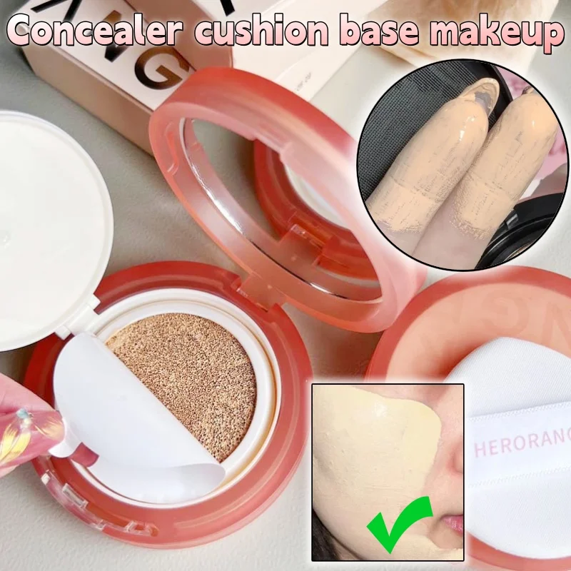 

Cushion Foundation BB Cream Full Coverage Waterproof Brightening Face Makeup Concealer Waterproof Base Makeup Liquid Foundation