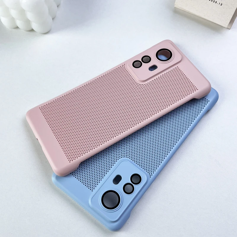 Ultra-Thin Heat Dissipation Borderless Cooling Phone Case for Xiaomi 11/12/13 Ultra Mi 13 Lite Lens Protection Breathable Case