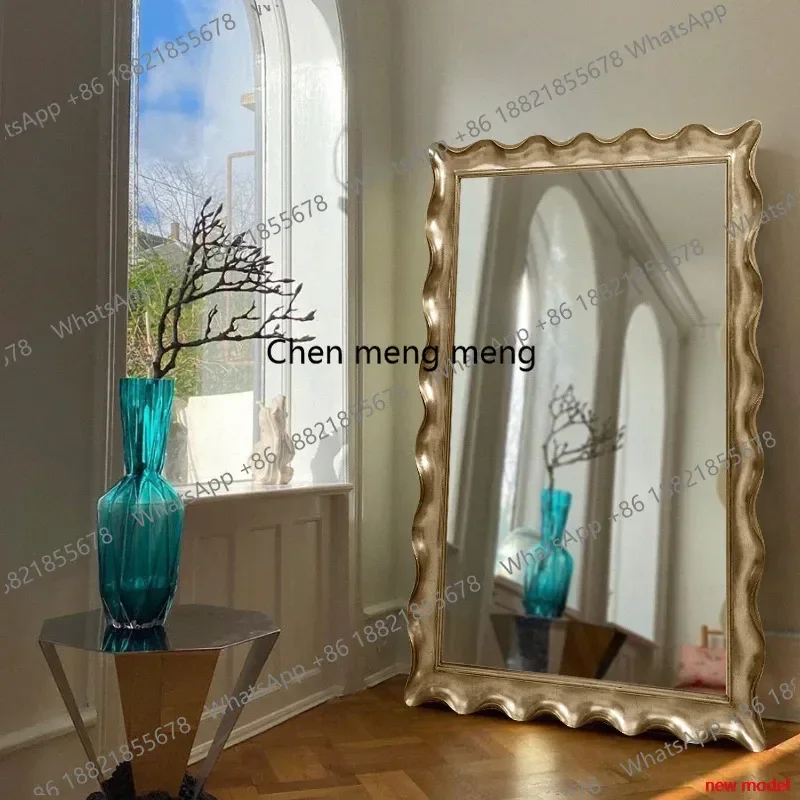 

AB03European style dressing three-dimensional fitting full-length mirror bedroom home floor-to-ceiling creative mirror h178