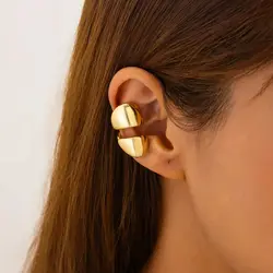 DIEZI One Piece Sweet Cool Vintage Brincos No Piercing Gold Silver Color Earrings Fashion Jewelry Ear Cuff Clip Earrings Women