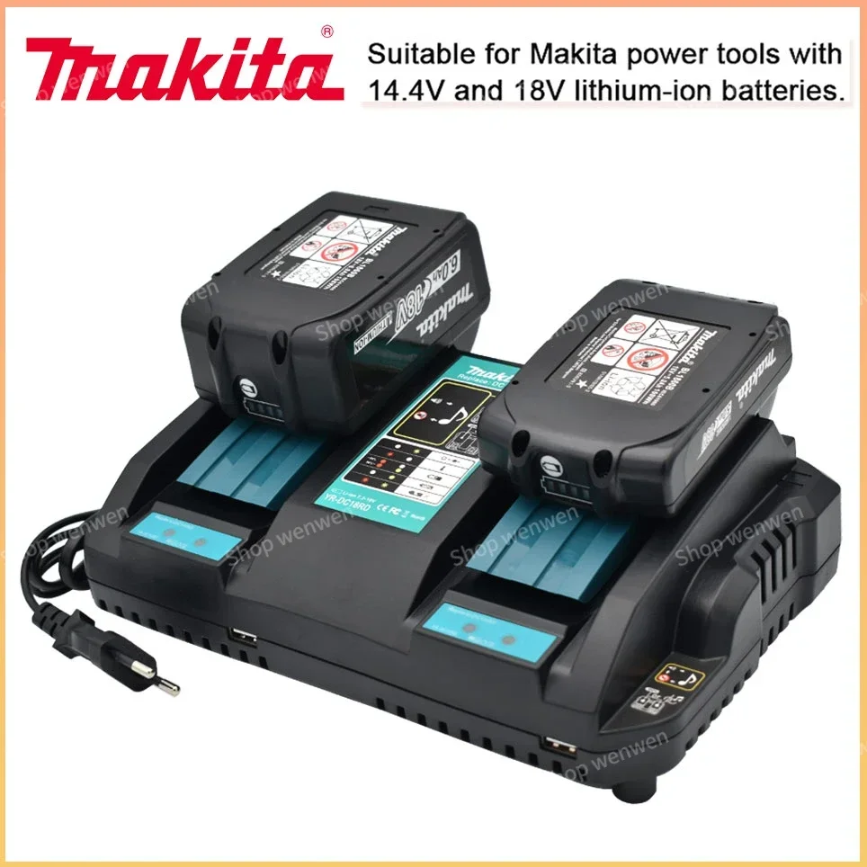 

Dual USB Port charger for Makita Battery Charger 14.4V 18V BL1860 BL1415 BL1430 BL1830 BL1840 BL1850 BL1845