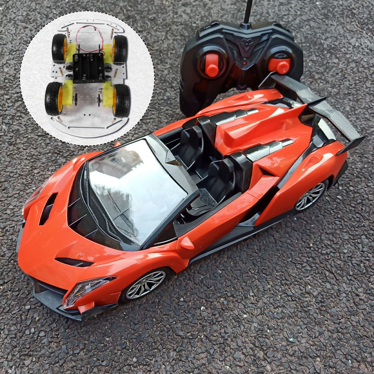 

Умный автомобильный шасси, робот, самосборка, комплект дистанционного управления для детей, пластиковый ребенок