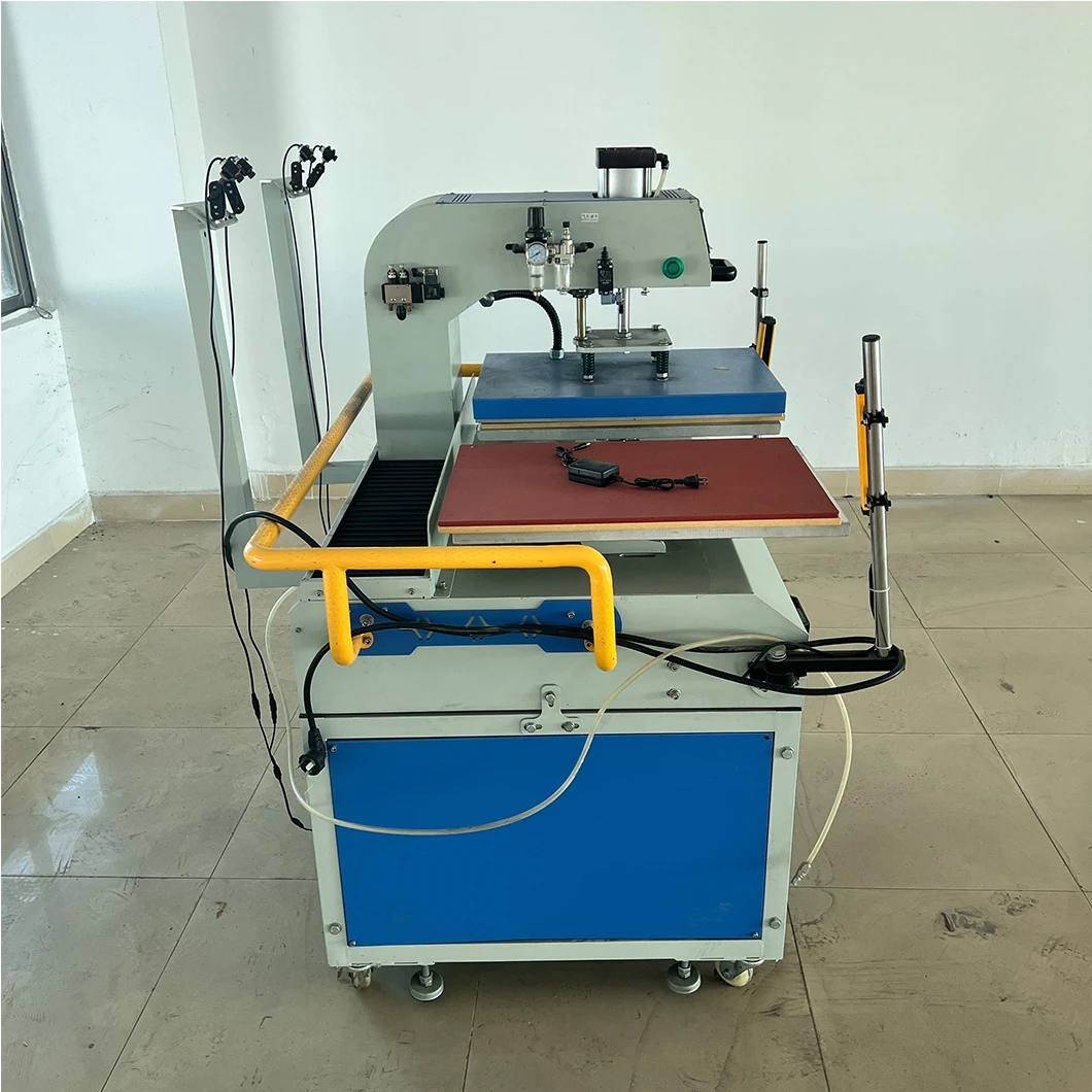 

Автоматическая пневматическая двухпозиционная термотрансферная печатная машина 2026 года с автоматическим прессованием, охлаждением и выбросом заготовок