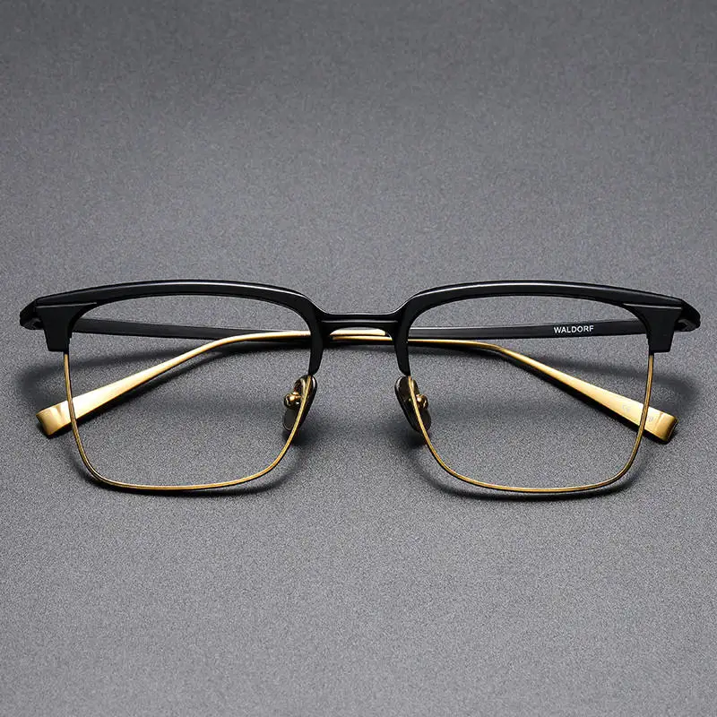 OLAMINS​ Hot Sale Designer Eyewear Famous Brands Eyeglasses Frames Big Oversized Luxury Optical Frame Waldorf