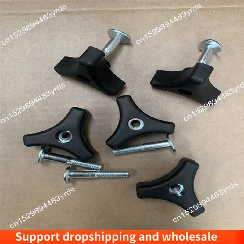 

AA86 10 Set Triangle Handle Bar Wheel Knob And Bolt Fasteners Replacement For Lawn Machine Lawn Mower Accessories