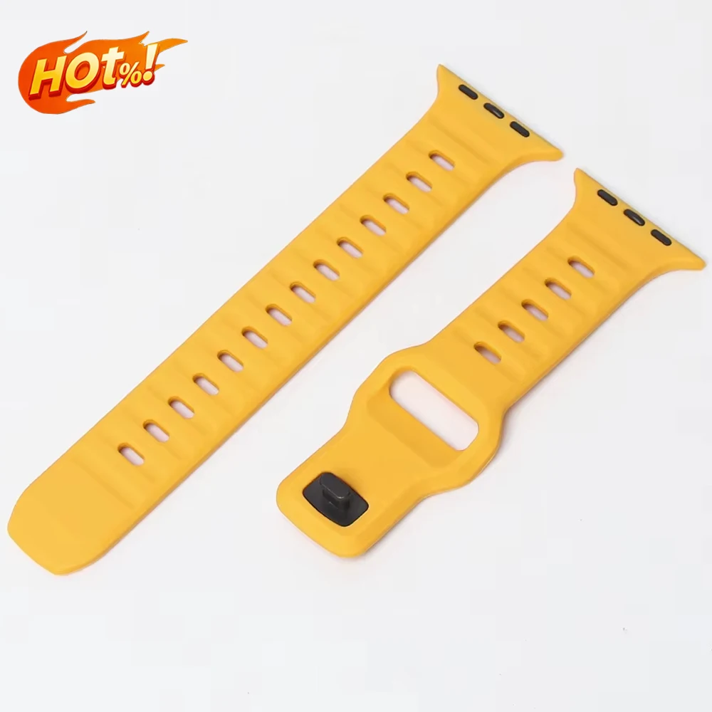 Silikonarmband für Apple Watch Serie 11 10 42mm 46mm 9 8 7 41 45mm Ultra 3 2 49mm 44 40mm Correa Band für iWatch 6 SE 5 4