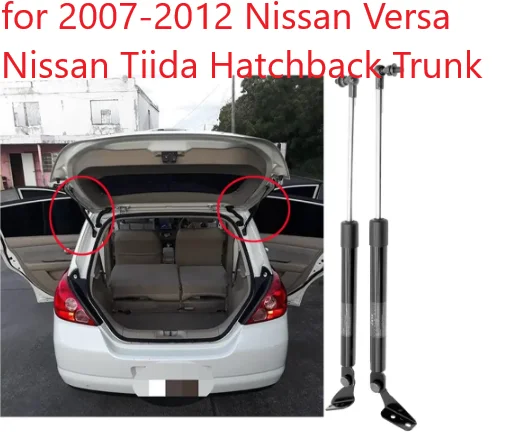 

2x Gas Struts For Nissan Versa Tiida Latio C11 2004-2012 Hatchback Tailgate Trunk Boot Lift Supports Springs Shock Dampers 415MM