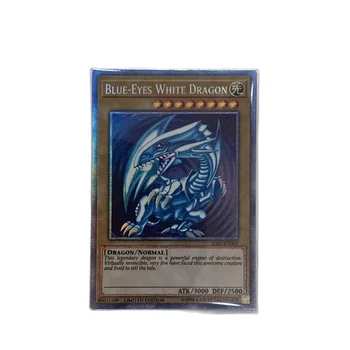 유희왕 TCG 수집가 희귀 CR 블루 아이드 화이트 드래곤, 다크 마술사, 레드 아이즈 B. 드래곤 취미 컬렉션 카드, 정품 아님