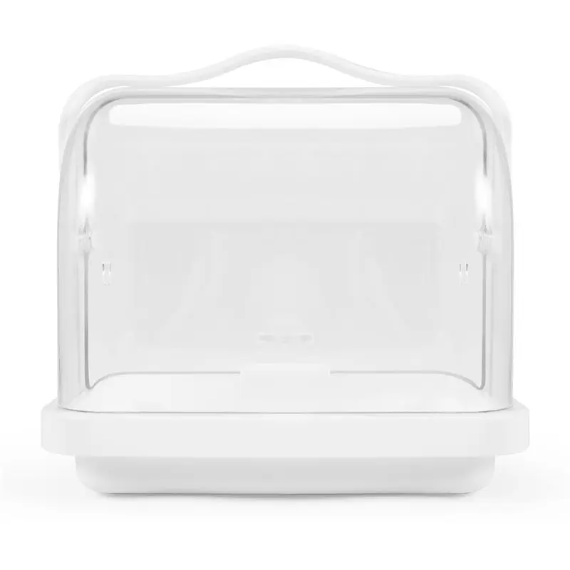 

Многофункциональный органайзер ABLQ: пластиковый контейнер для хранения хлеба, лекарств и косметики, с откидной крышкой