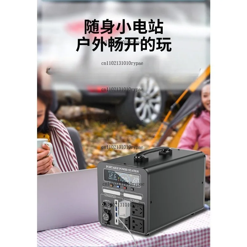 Outdoor portable power bank with 2000W solar energy storage for camping on the go
