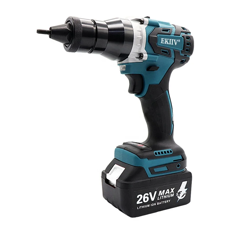 

EKIIV 18v 20v 21v Hot Sale M3-M12 Nut Riveting Gun Power Tools Portable Electric Rivet Nut Gun Cordless Rivet Gun Battery