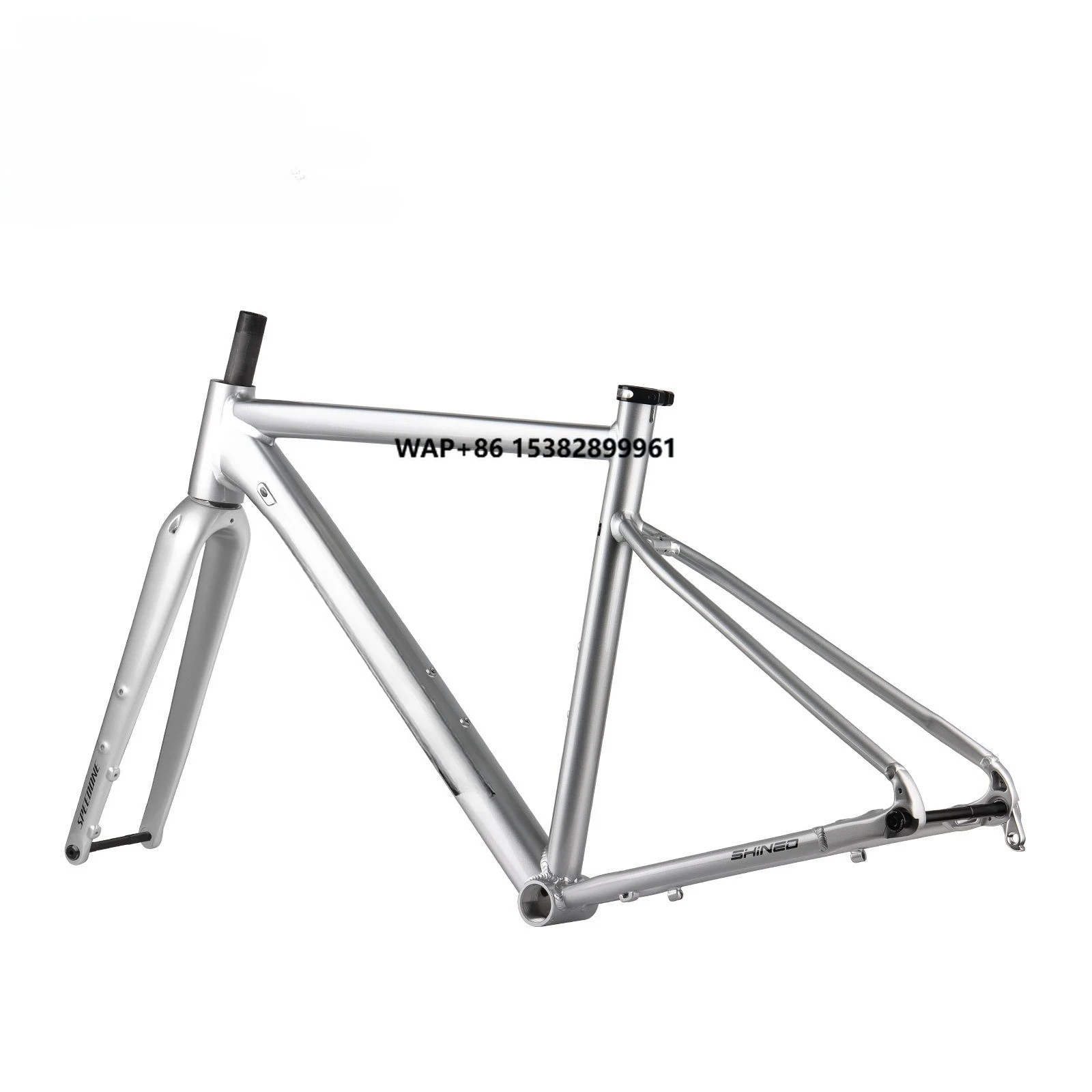 

SPEEDONE 700C Road Bicycle Frame with Rigid Fork Set Ultralight Aluminum Alloy Internal Routing Gravel Bike Frame 142x12mm Frame