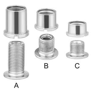 Kettenringradfahrräder, MTB -Plattenschraube, Monoplahet, Doppel- oder Drei Platte, Kurbelstücke, Radsport -Crankset -Zubehör, 5 Paar 10 Main MTB Crown Sales - №6