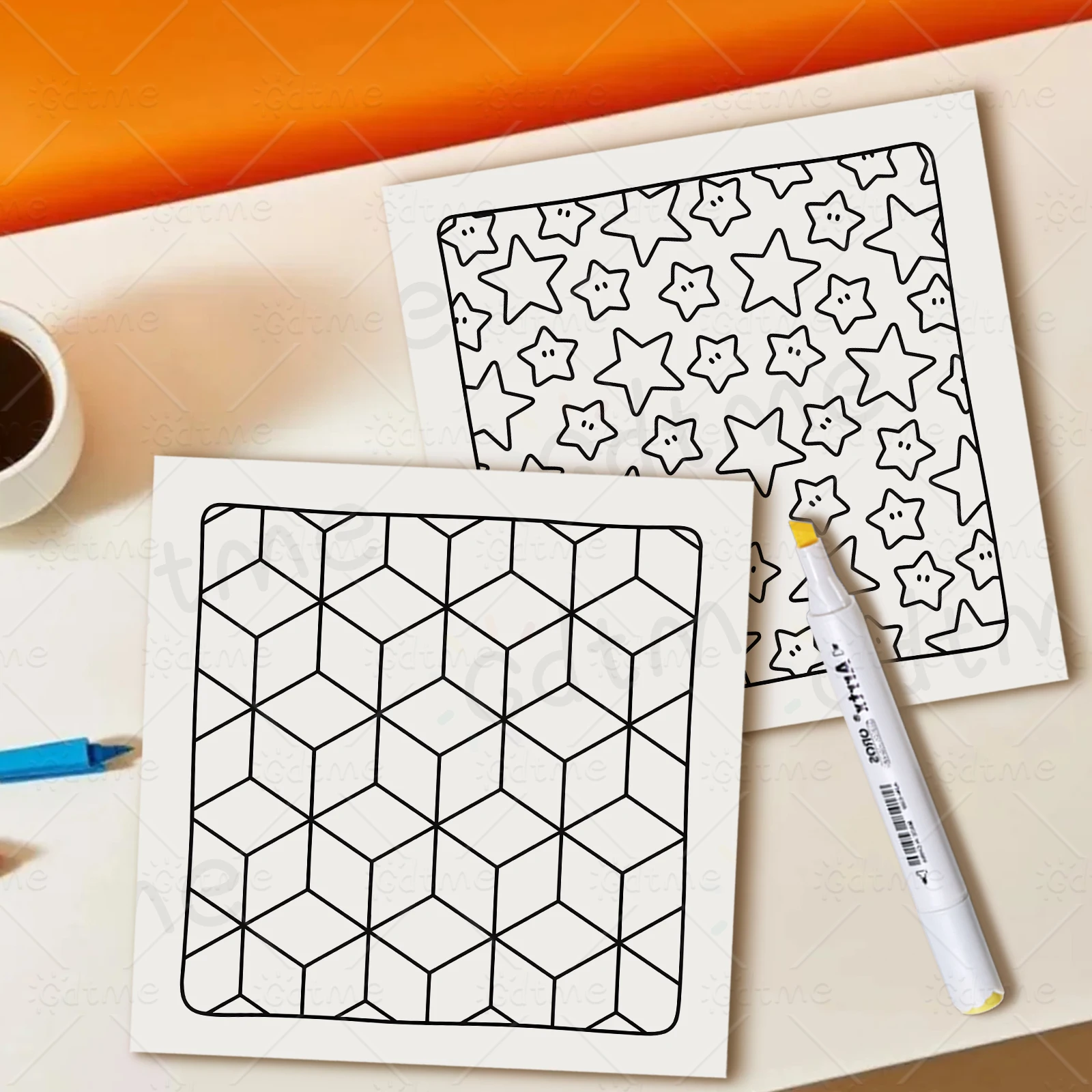SIMPLE & PATTERNSE Coloring Book for Adults Featuring Cute Cozy Daily Activities for Relaxation (Cozy Spaces Coloring) image 6