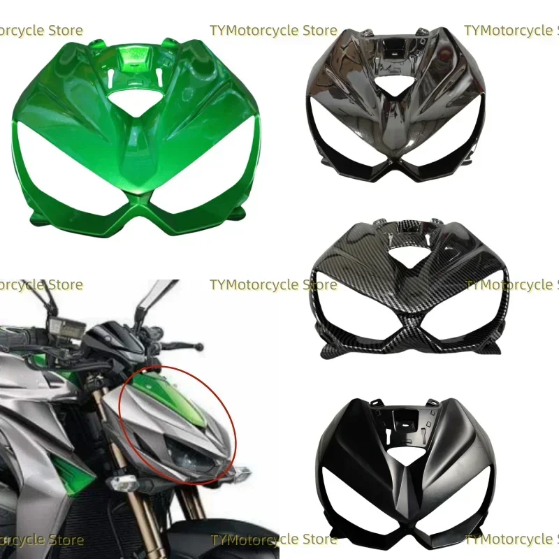 

Motorcycle Front Upper Fairing Headlight Cowl Nose Fit for Kawasaki Z1000 2014 2015 2016 2017 2018 2019-2023